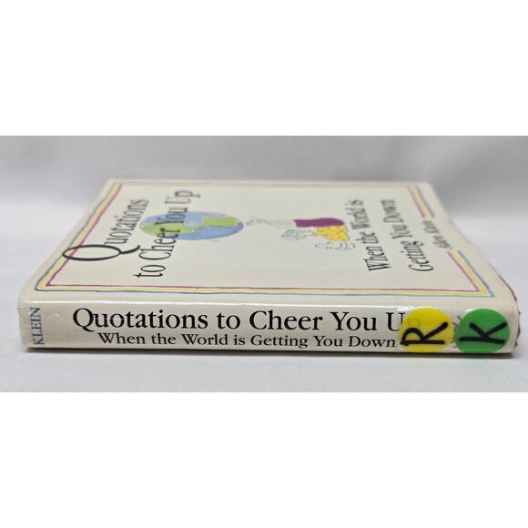 Quotations to Cheer You Up When the World is Getting You Down Allen Klein Book - Picture 2 of 9